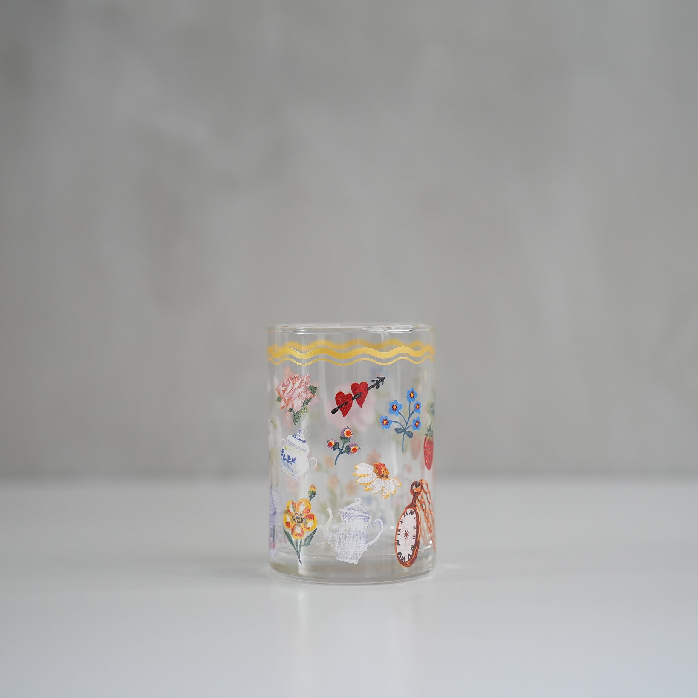 Flower Party Glass