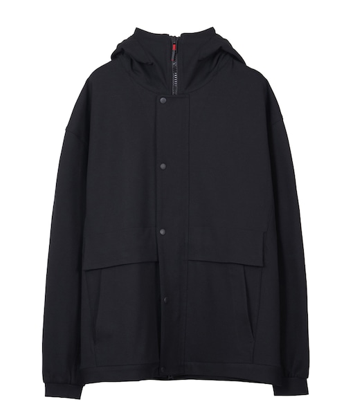 HIGH STRETCH KNIT ZIP PARKA