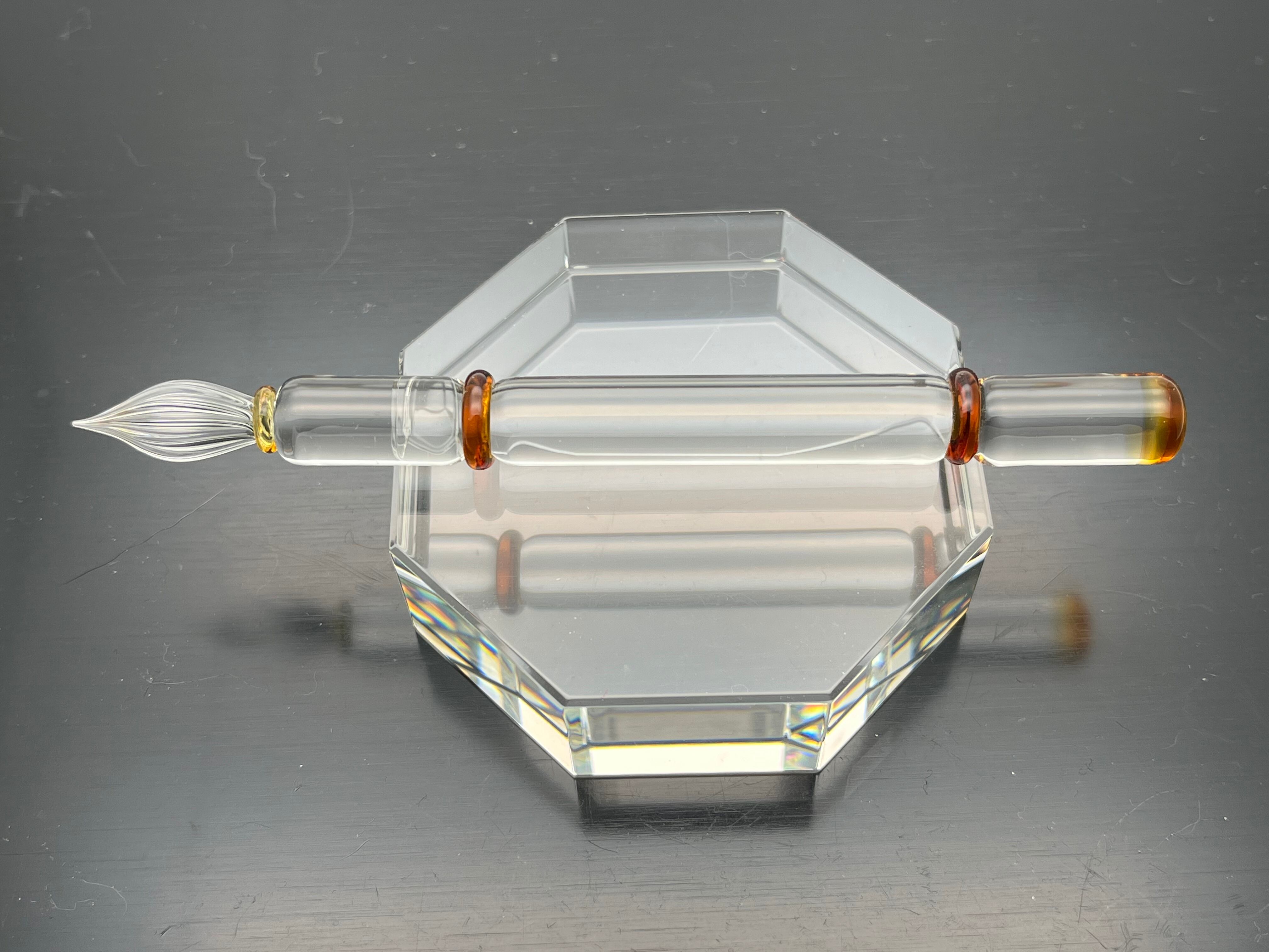 SB(スペシャルブレンド) Pシリーズ『クリスタルXイエロー』ガラスペン