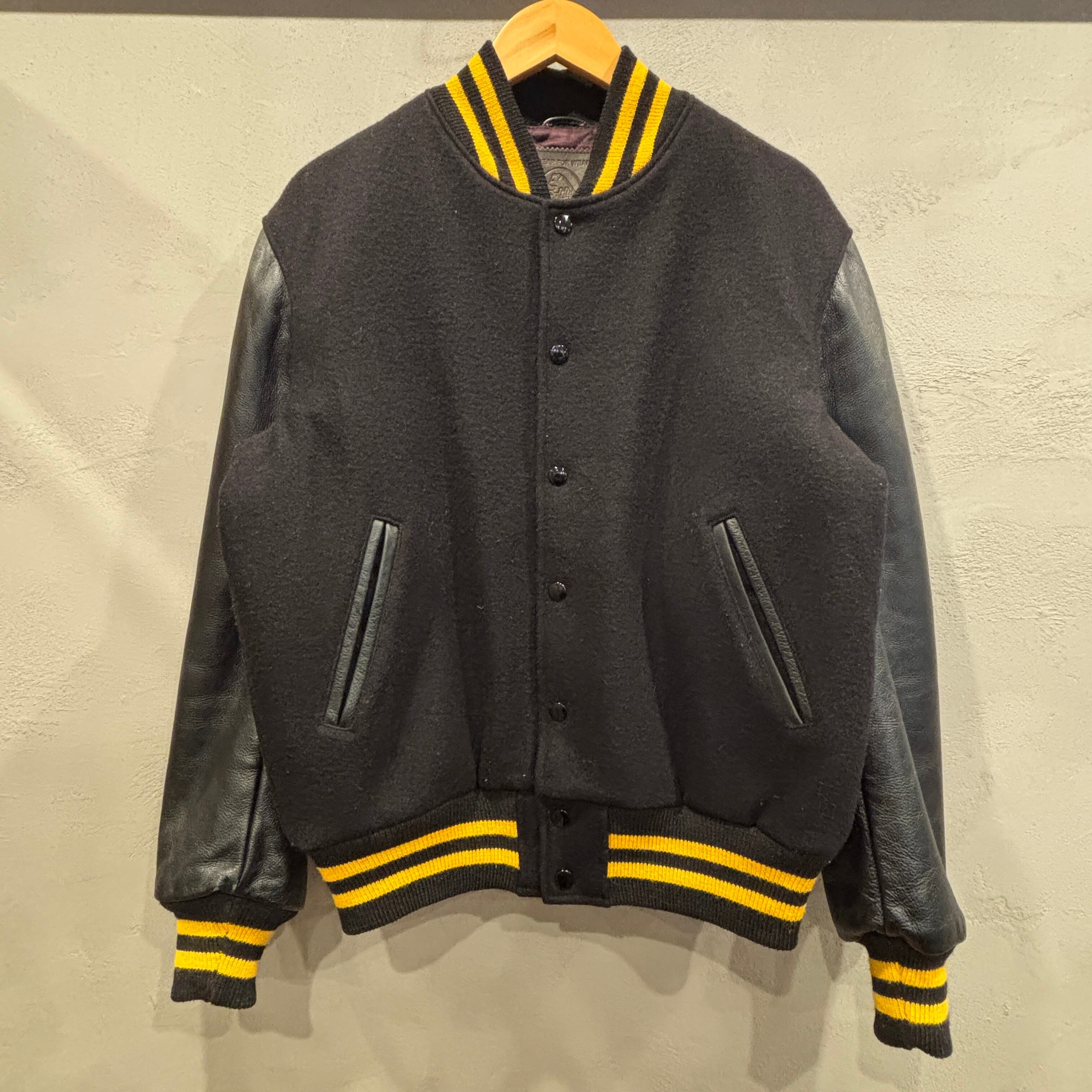 ⊕GOLDEN BEAR WOOL/LEATHER STADIUM JACKET | safarionline