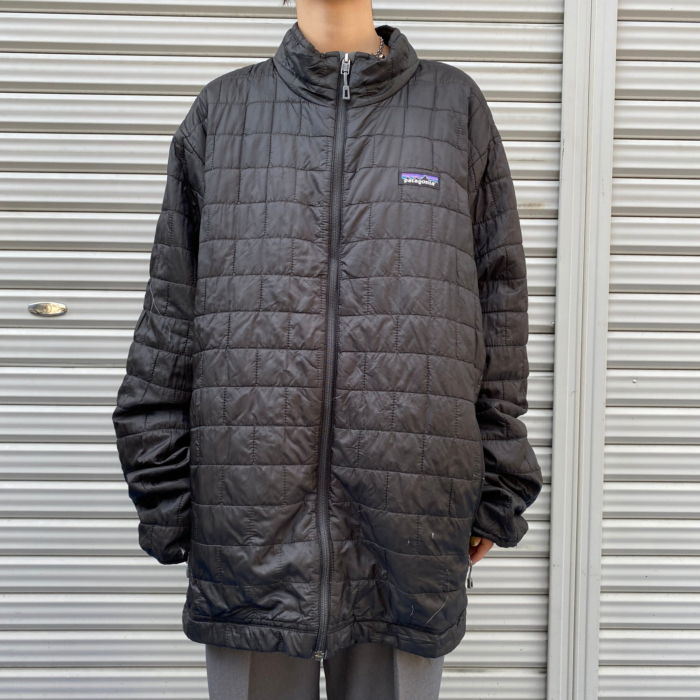 訳あり特価 16年製 パタゴニア ナノパフジャケット キルティングジャケット メンズXL 古着 Patagonia 中綿入り 84212 FA16  PRIMALOFT プリマロフト ブラック 黒【アウトドアジャケット】 | cave 古着屋【公式】古着通販サイト