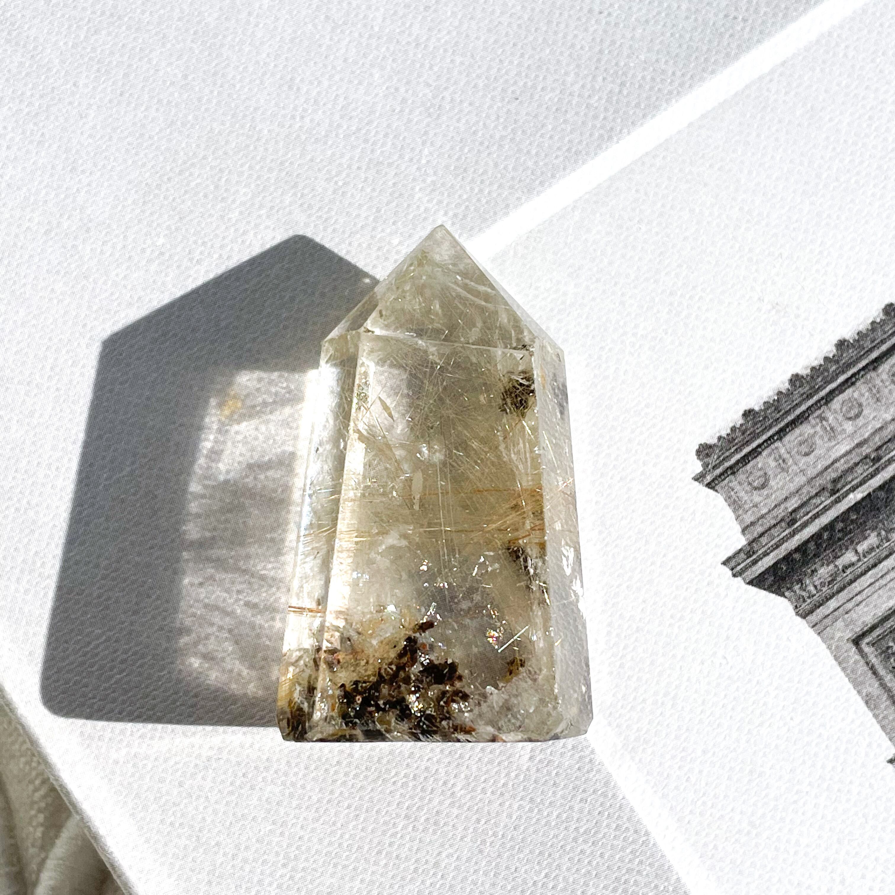Rutilated Quartz Point 14