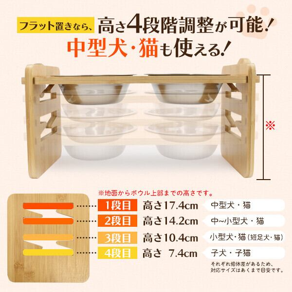 VEVARASANA®︎ ペットの食器 犬 猫 えさ入れ ドッグフード