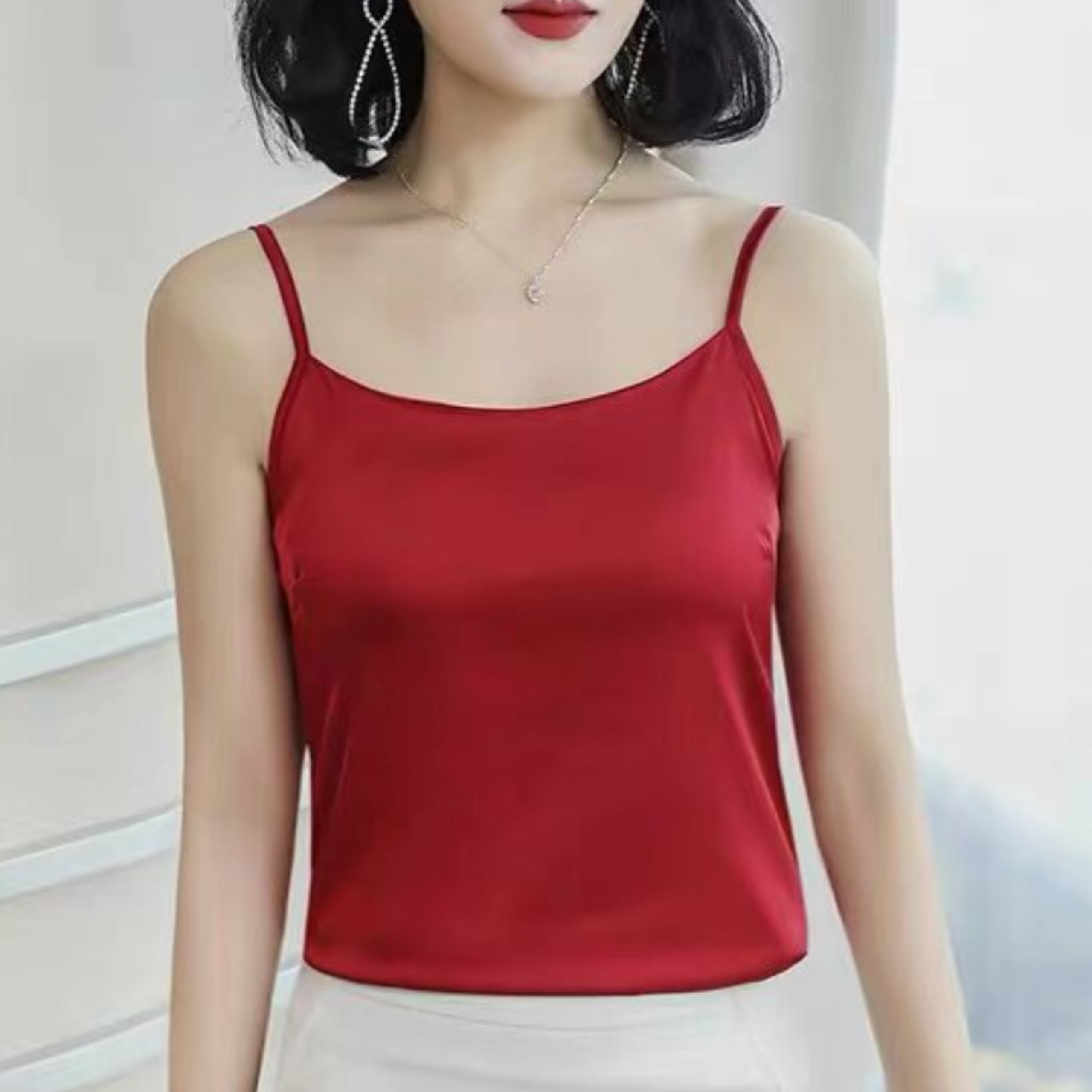 シルキーフィットキャミソール(5color) A1220