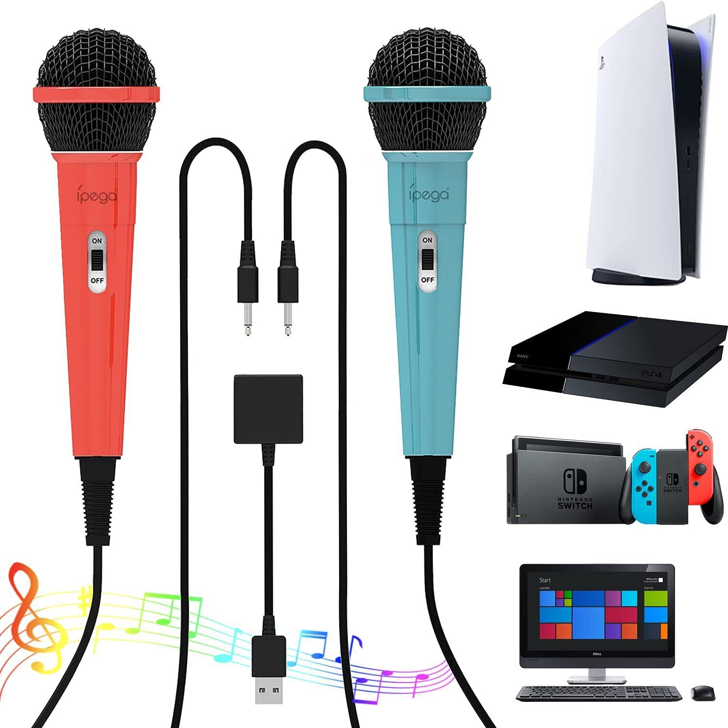 Wii U本体ほか、カラオケマイク2本