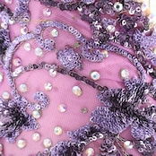 社交ダンス 衣装 silvia design シルビア スタンダード ドレス ワンピース デモ 競技 ダンス パーティ 発表会 紫 フリル レース 華やか ラベンダー パープル系 ホワイト系 高級感 かわいい フリル 競技用 ドレス ロングドレス コスチューム エレガント 女性用 おしゃれ パフォーマンス