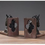 馬 ブックエンド ブックスタンド 本棚 本収納 書類収納 リビング 書斎 カフェ 装飾 おしゃれ 北欧