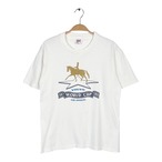 90s ボルボワールドカップ 馬術 USA製 ヴィンテージ Tシャツ 乗馬 シングルステッチ VOLVO サイズM BZ0661