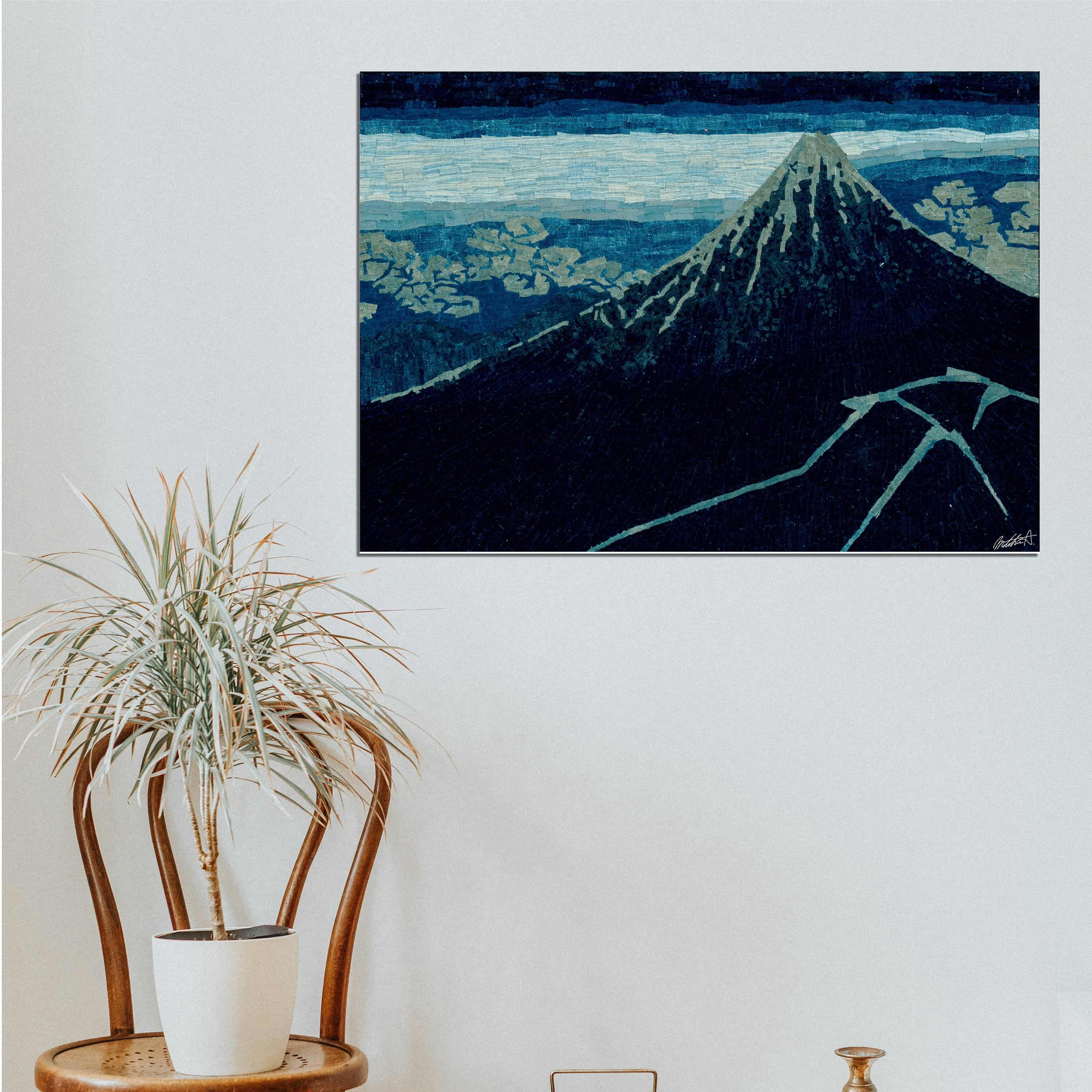 Storm Over Black Fuji Reproduction (NFT Certified | Limited