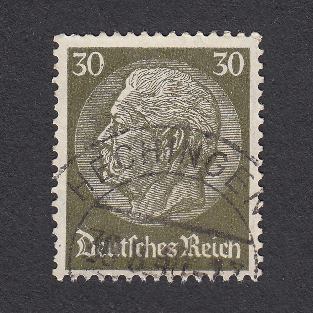 切手3 ドイツ 30Pf Mi#523 X 使用済み切手｜HECHINGEN 30.8.1940 | ヤング