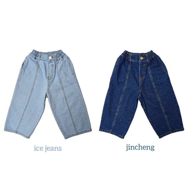 【取寄】bymimi｜liz denim pants｜リズデニムパンツ｜S-JM｜kids&jr｜26 spring