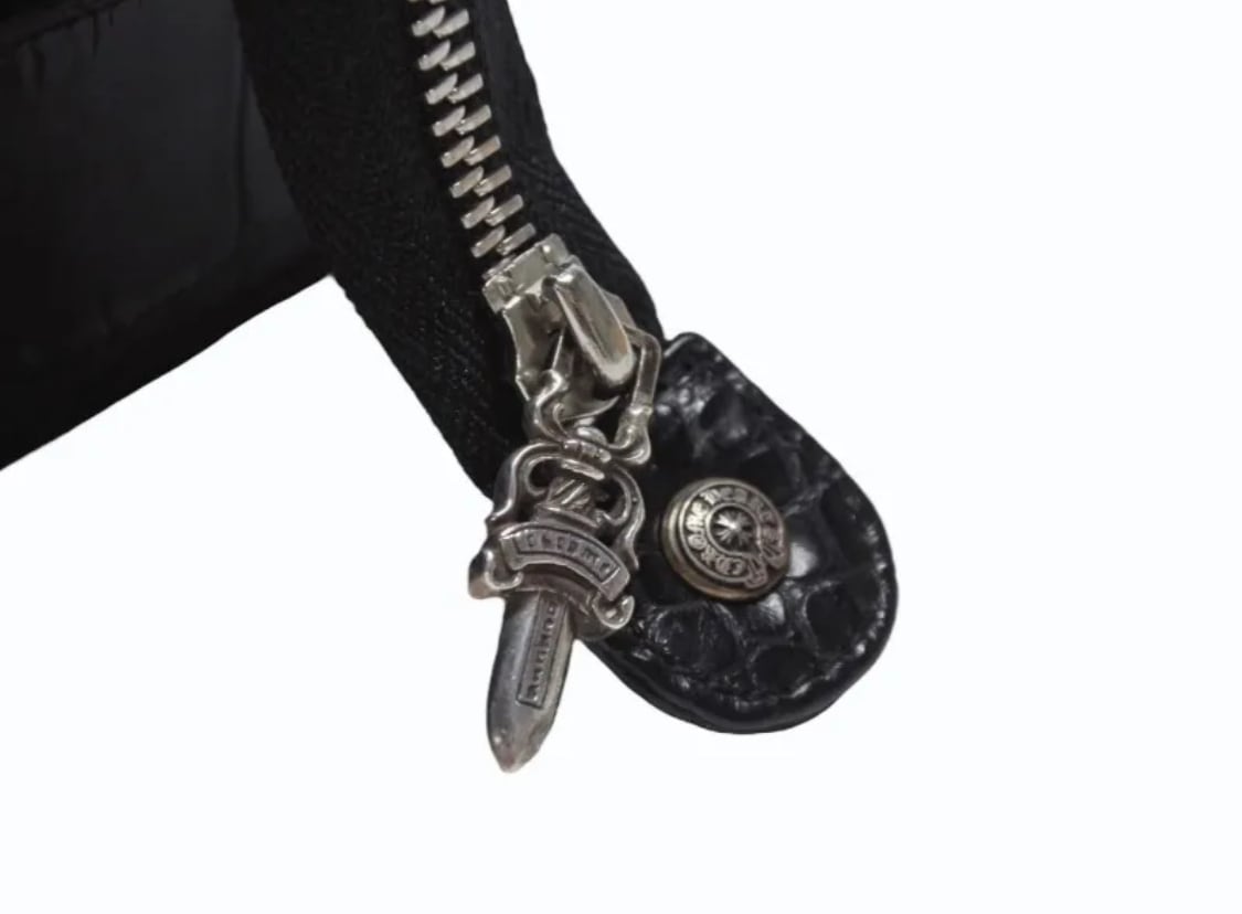 CHROME HEARTS クロムハーツ スクロールラベル クロスパッチ ダガー