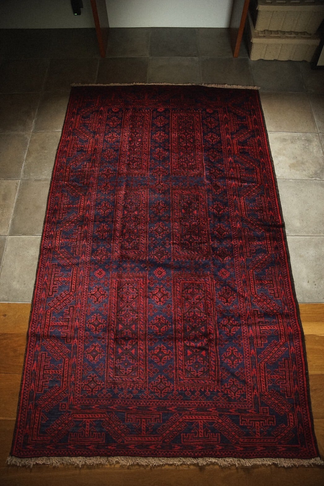 911 -Vintage Baluch yaqub khani rug | 手織りのヴィンテージラグ専門