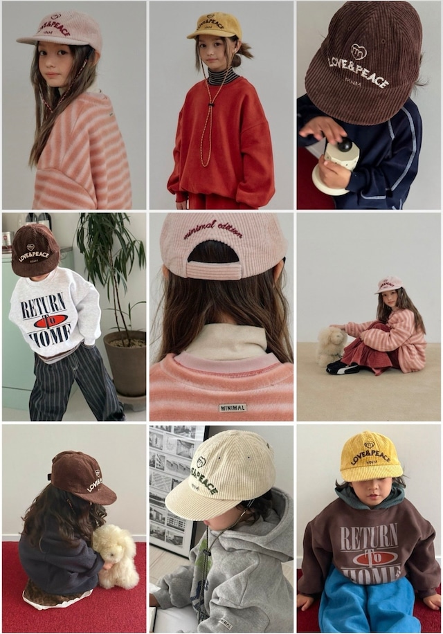 *即納* MINIMAL ラブアンドピースキャップ