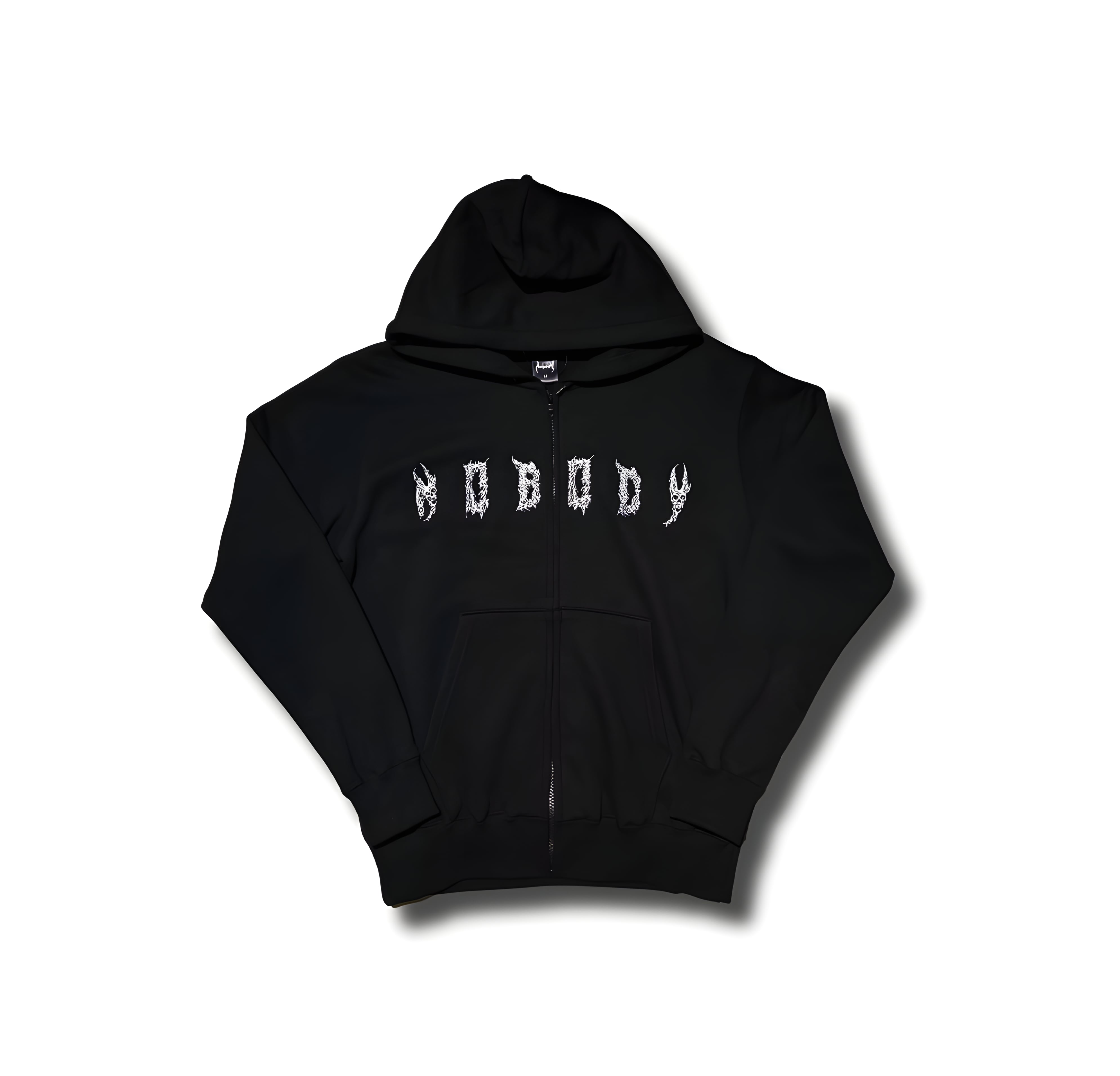 Nobody standard logo jacket ブラック ジャージ メンズ 