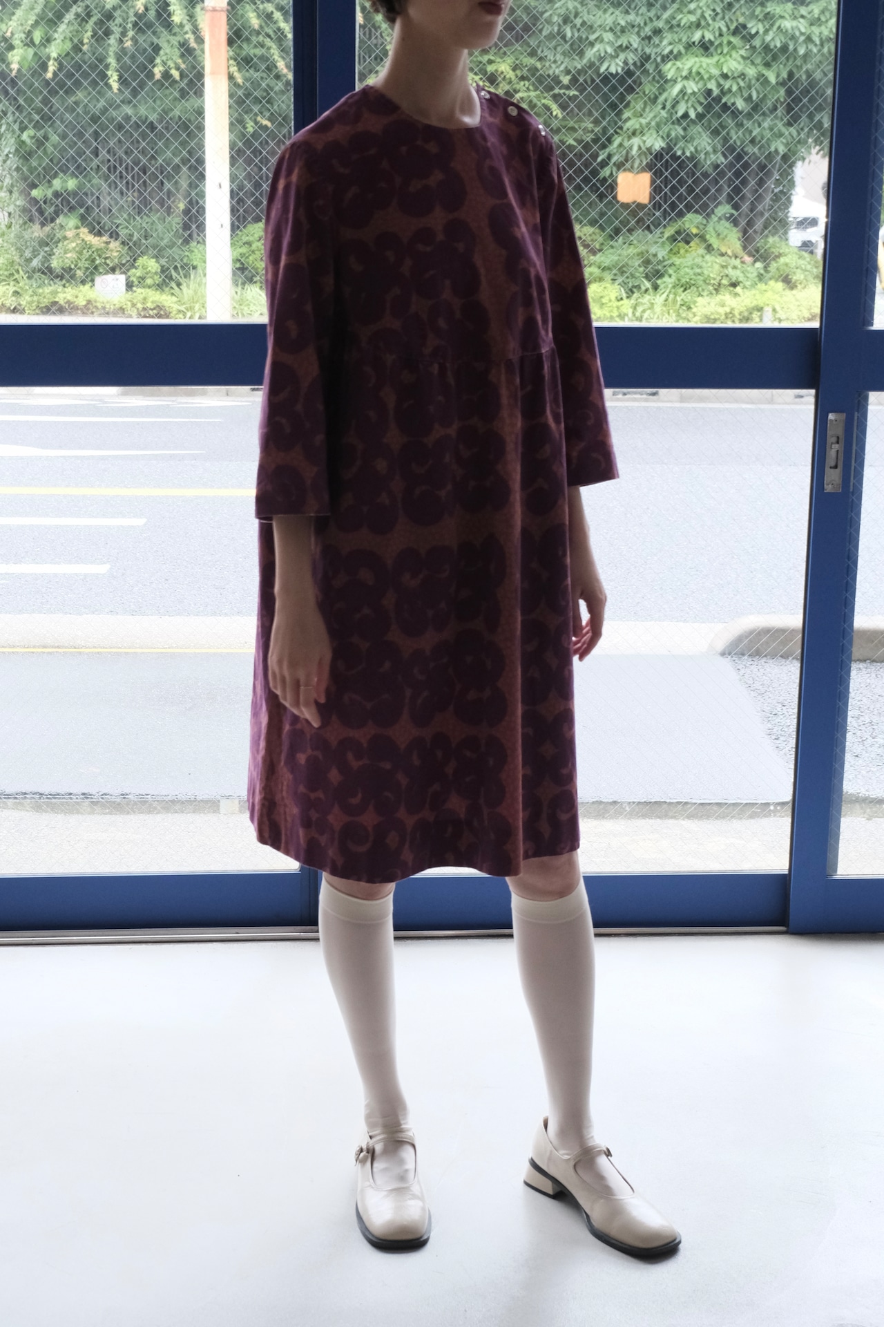 60's Marimekko Tarha print midi dress