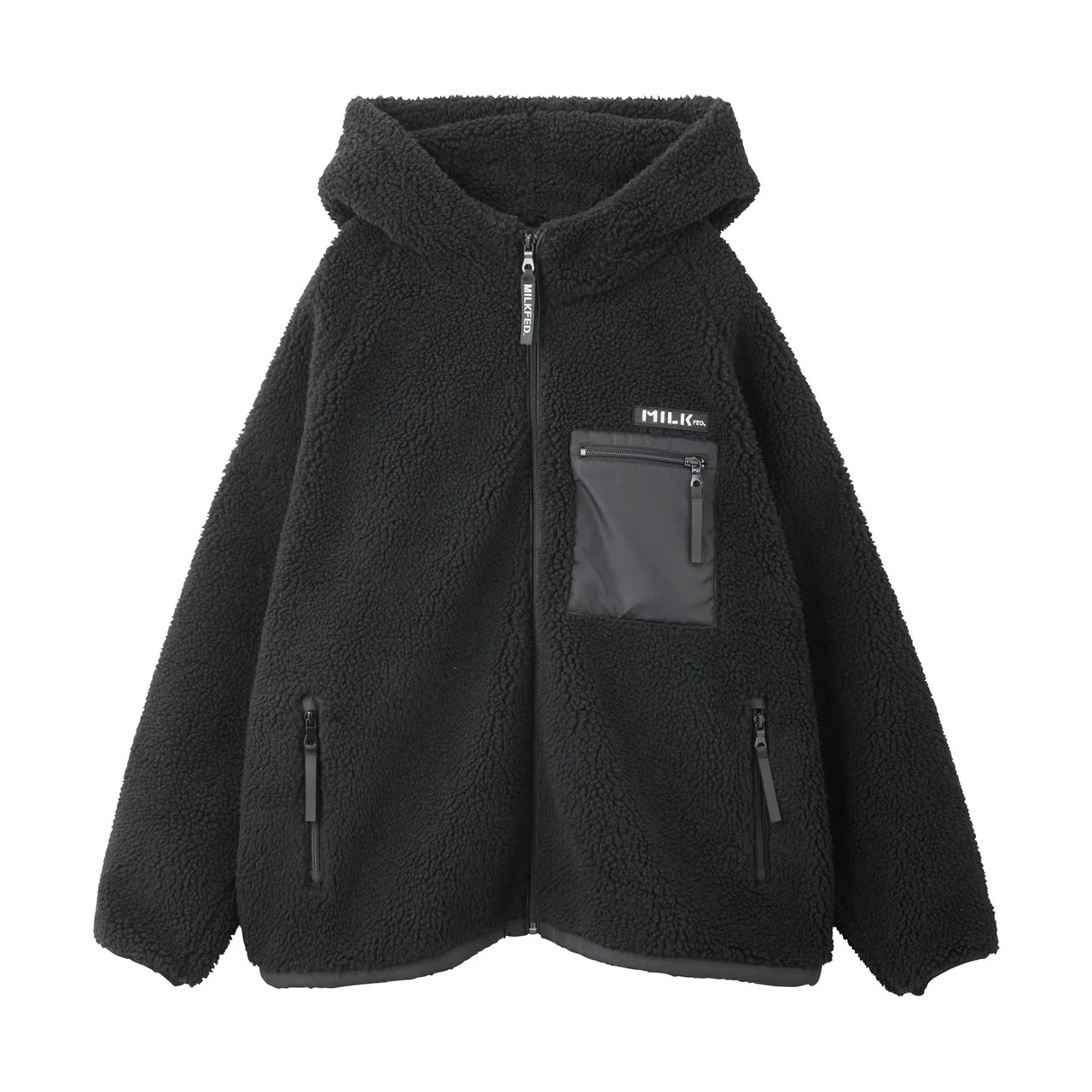 【MILKFED.】BOA ZIP UP HOODED JACKET 【ミルクフェド】