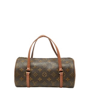 ルイ ヴィトン モノグラム パピヨン26 ハンドバッグ M51366 ブラウン PVC レザー レディース LOUIS VUITTON 【中古】