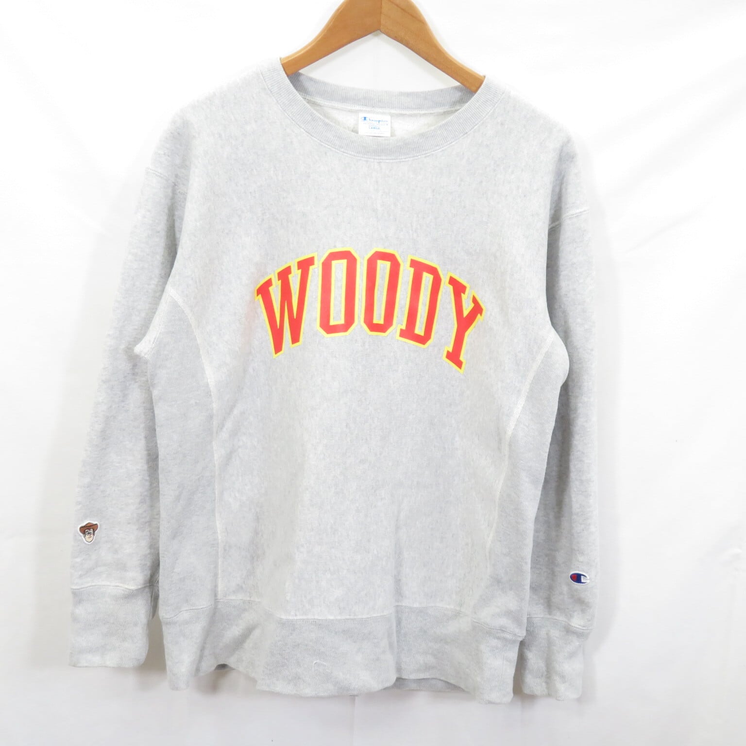 Champion × Disney Pixar コラボ WOODY トイストーリー REVERSE WEAVE 
