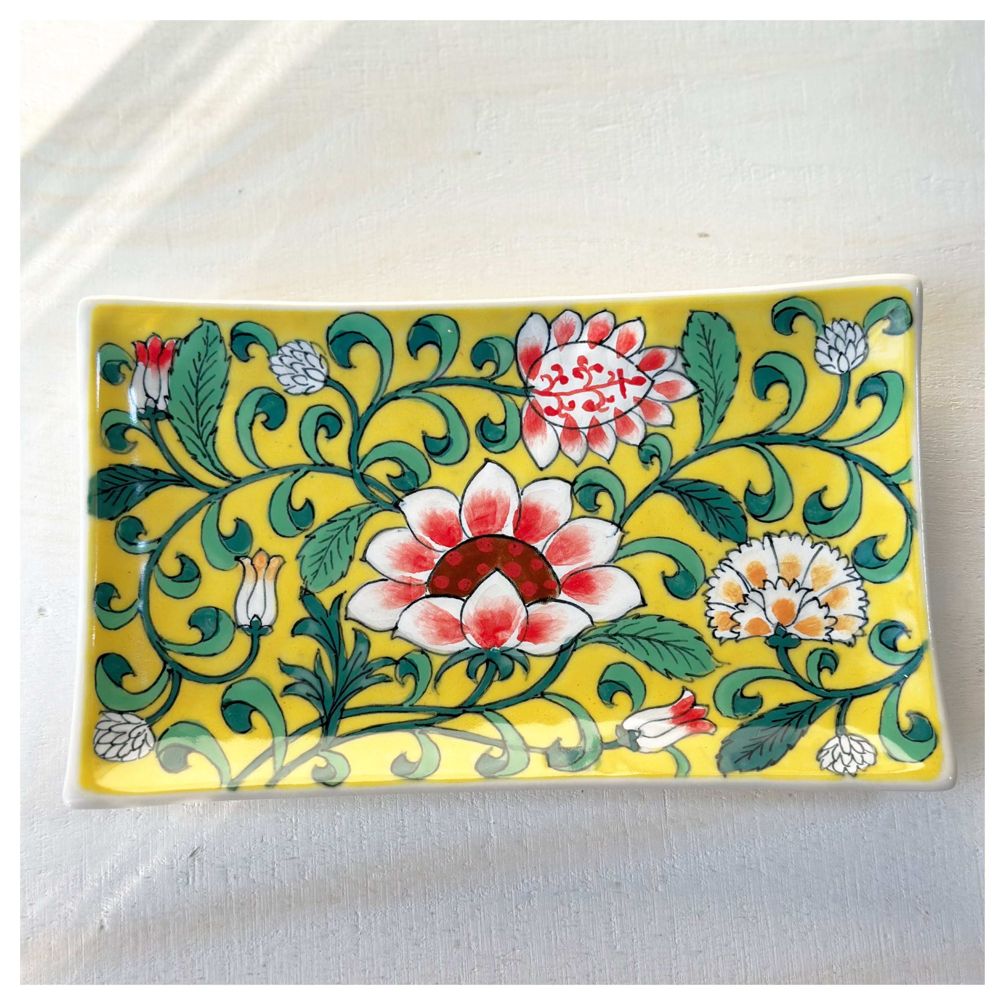 ベトナムのバッチャン焼き 雫柄 雫型プレート 耐熱 | Kc-Labo's shop