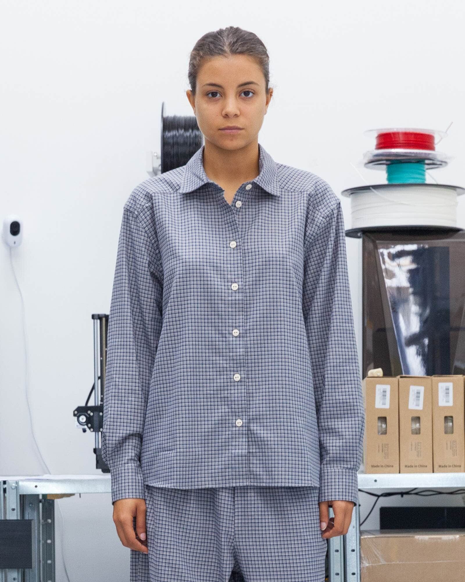 Baserange (ベースレンジ) BENT SHIRT (CONSUL CHECK) | H Nagano