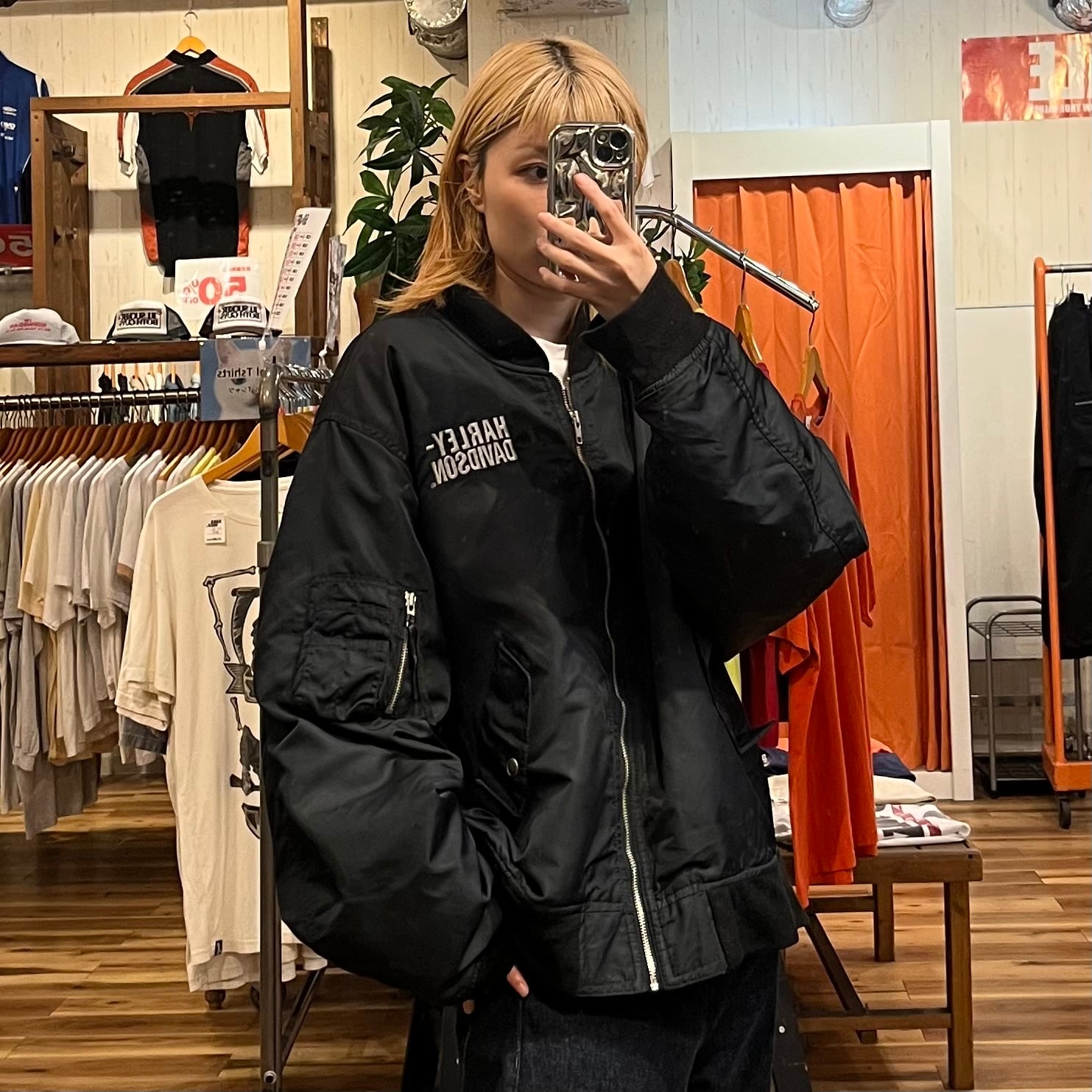 Harley-Davidson/ハーレーダビッドソン】ナイロンジャケット | 古着屋  