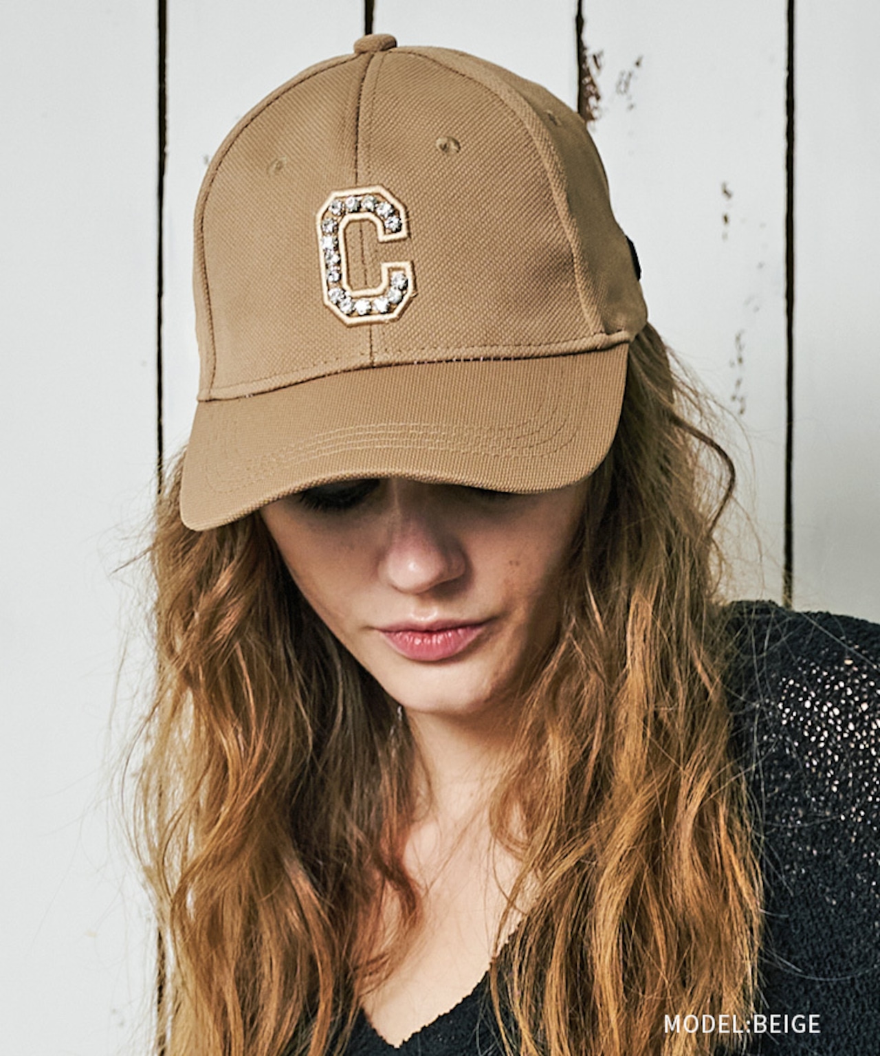 COOLA Emb ビジューCAP (BEIGE) CQ-47501