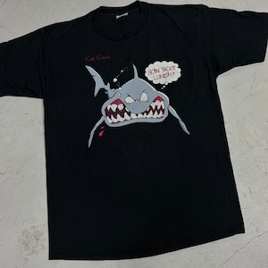 1990s "HOW'BOUT LUNCH?" BLACK T-SHIRT