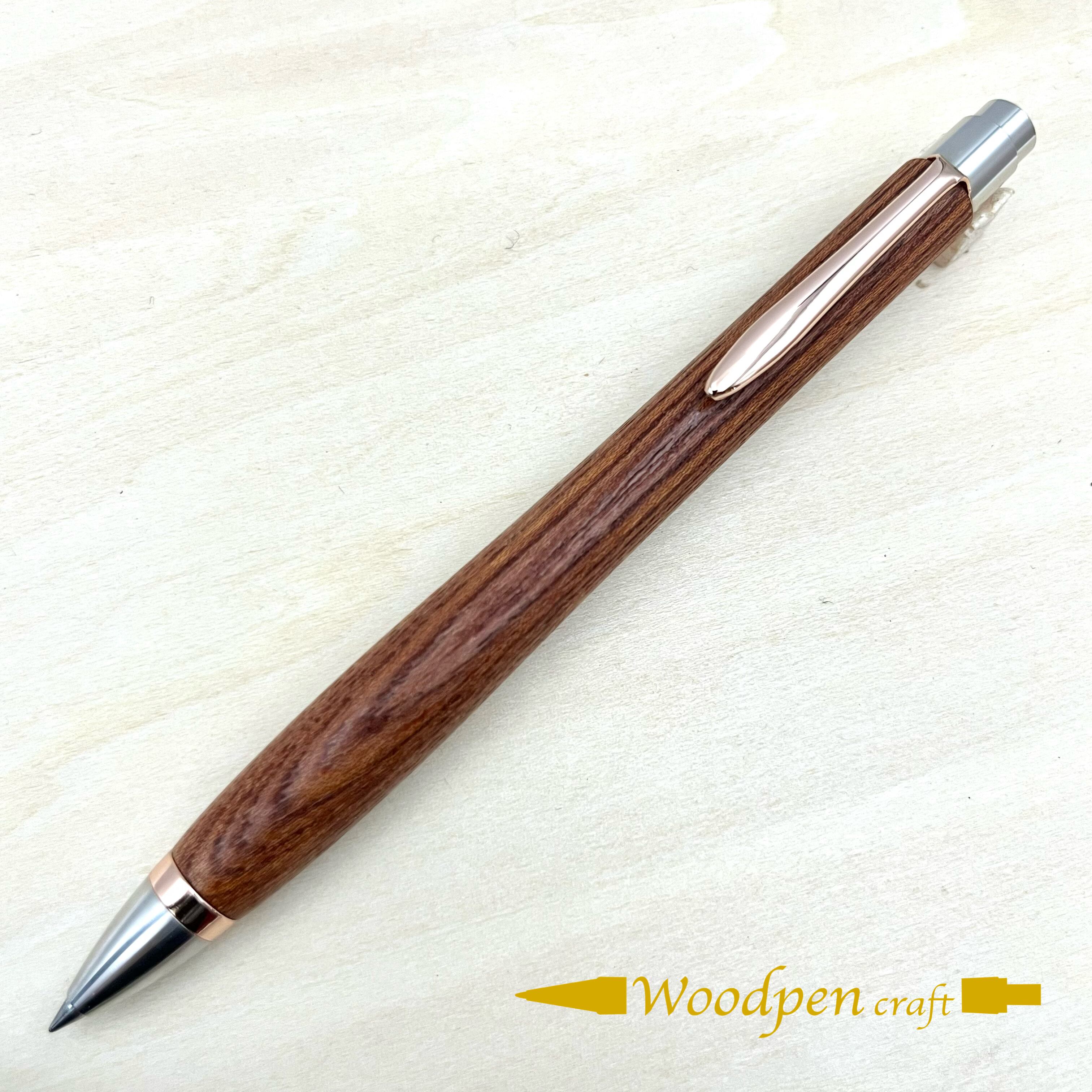 ボールペン woodpen craft 雷神欅 - 筆記具