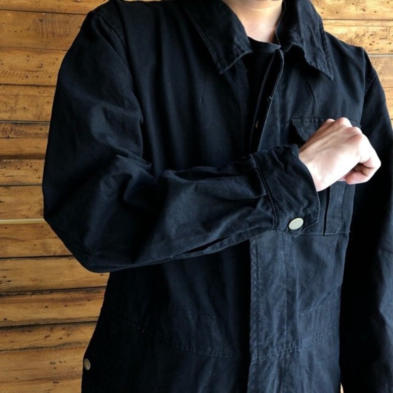 Topanga Men's オーバーサイズジャンプスーツ ブラック