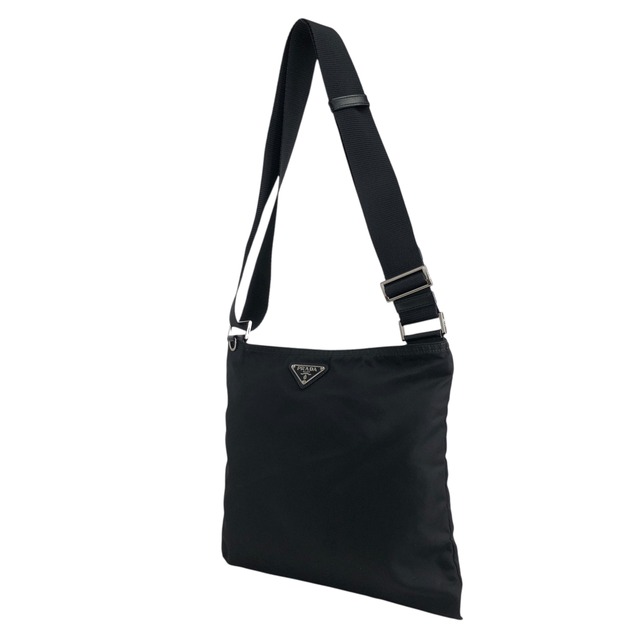 PRADA プラダ ショルダーバッグ ブラック トライアングルロゴ ナイロン vintage ヴィンテージ オールド uppxjr