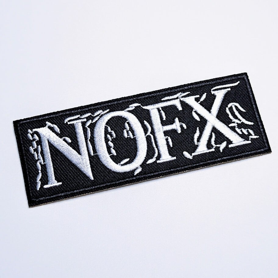 送料無料！ ☆刺繍アイロンワッペン☆【 NOFX（ノーエフエックス