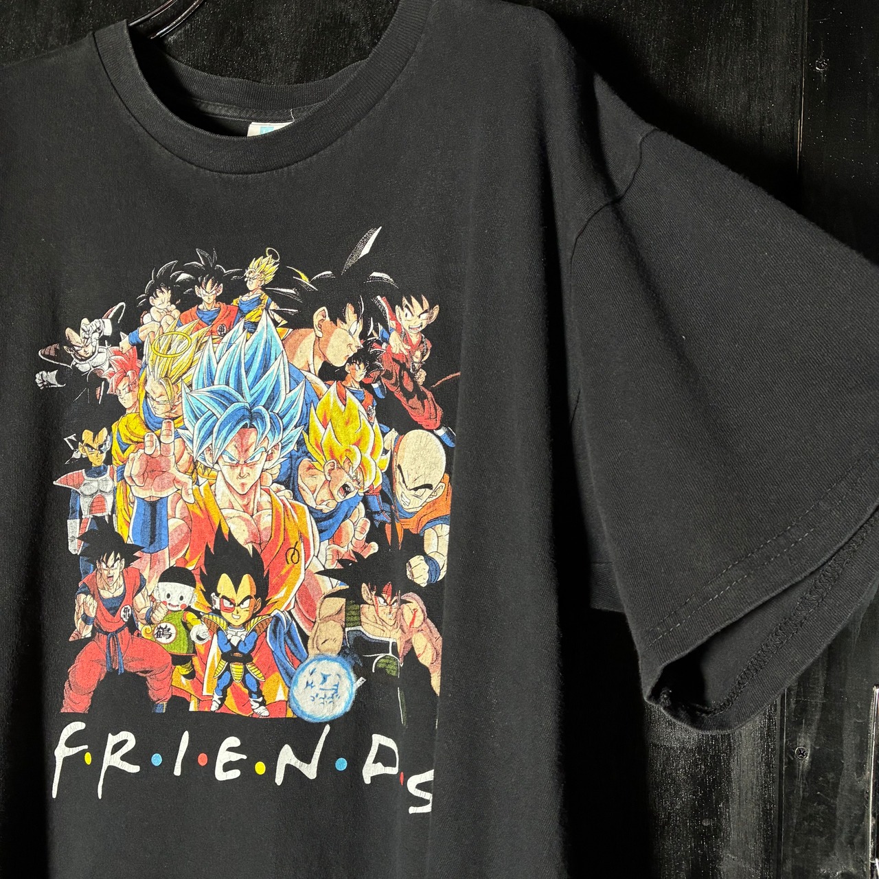 【00s Bootreg】DRAGON BALL×FRIENDS Tee　ドラゴンボール　フレンズ　キャラクターTシャツ