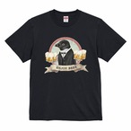 ビールぺんぎん Tシャツ(ブラック)