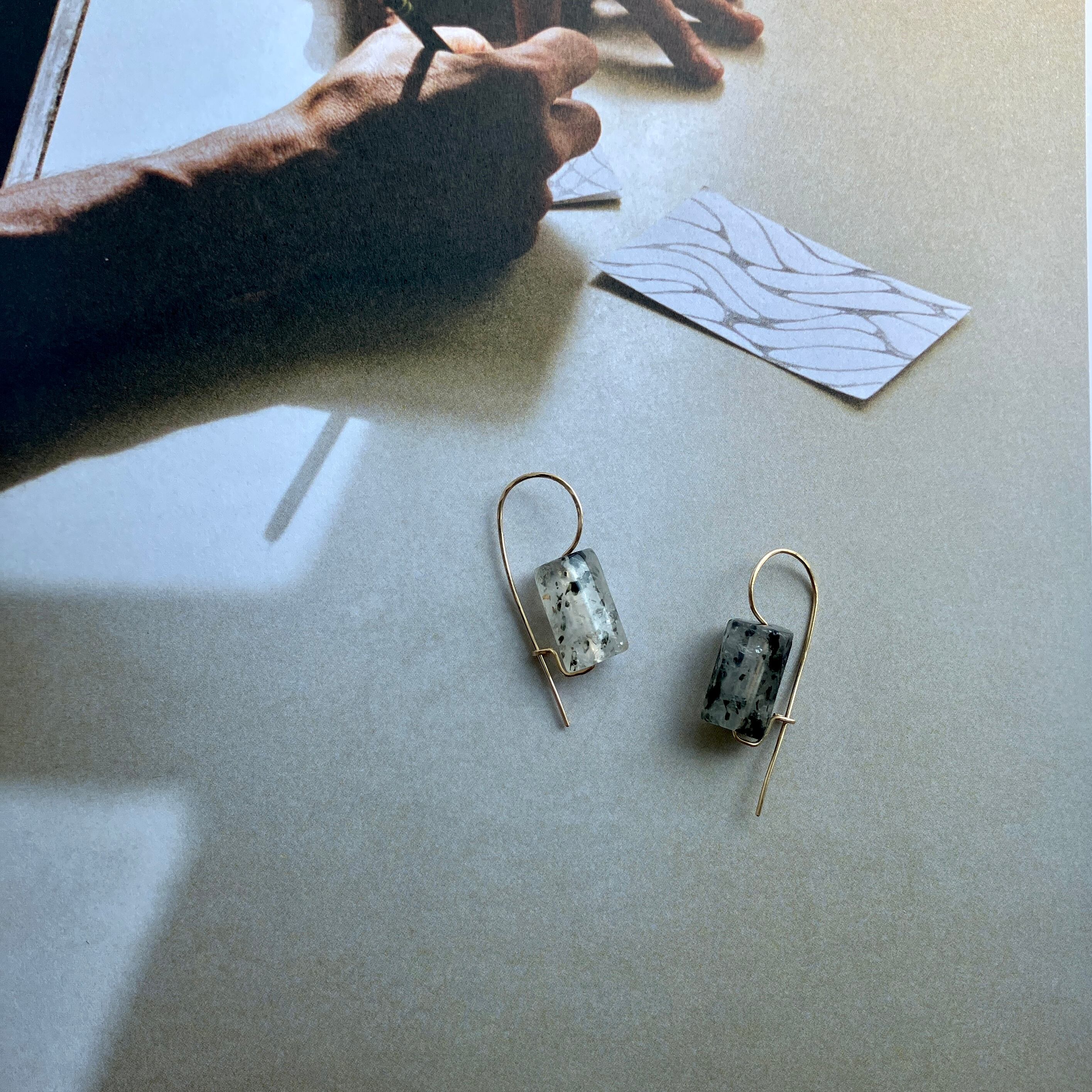 Inorganic 無機質 K14gf キドニーフックピアス | simon