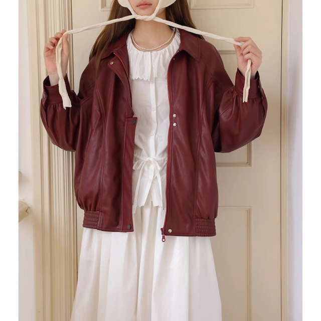 Old Time Casual Soft Leather Jacket <2colors>