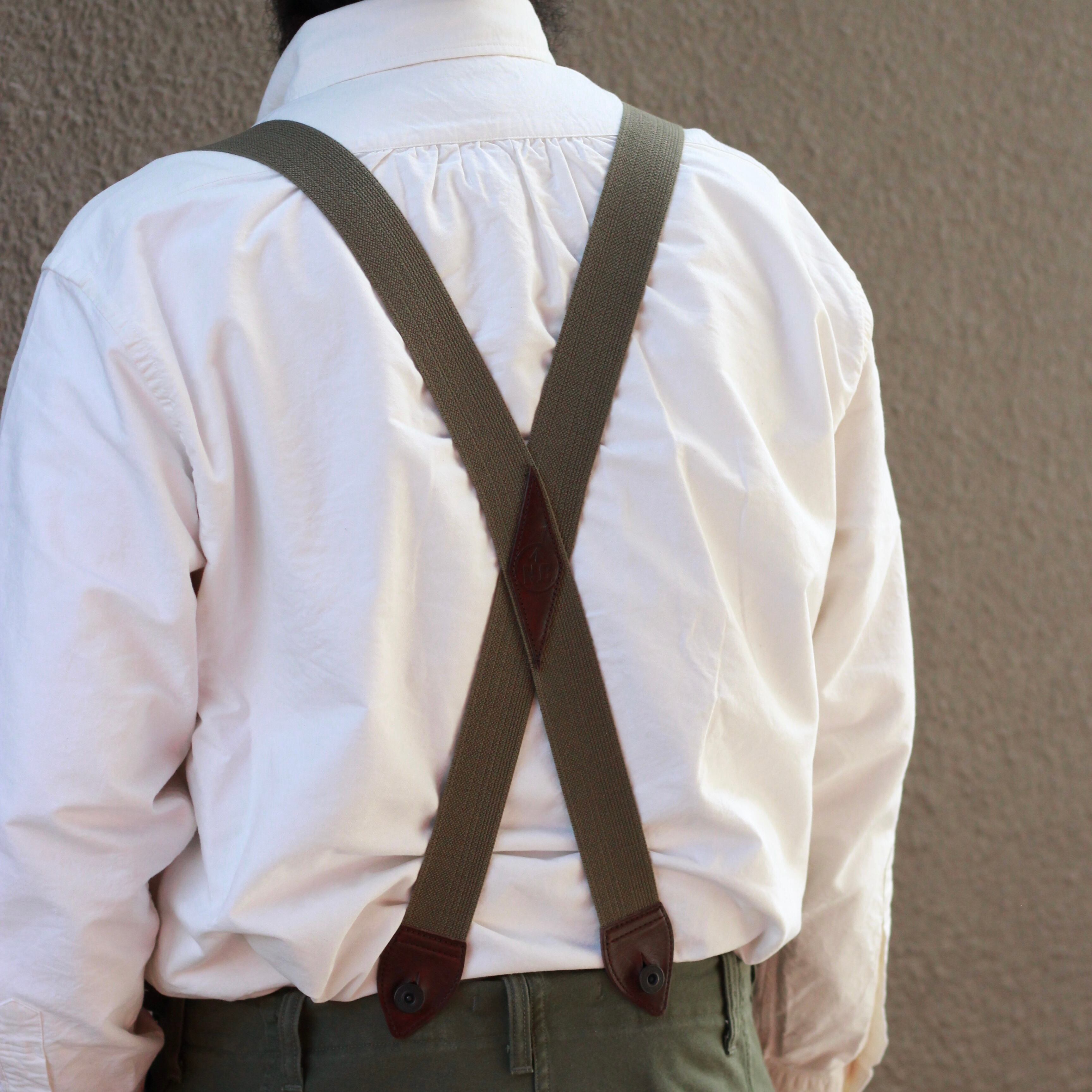 Nigel Cabourn / US ARMY SUSPENDER / DARK GREEN | feels