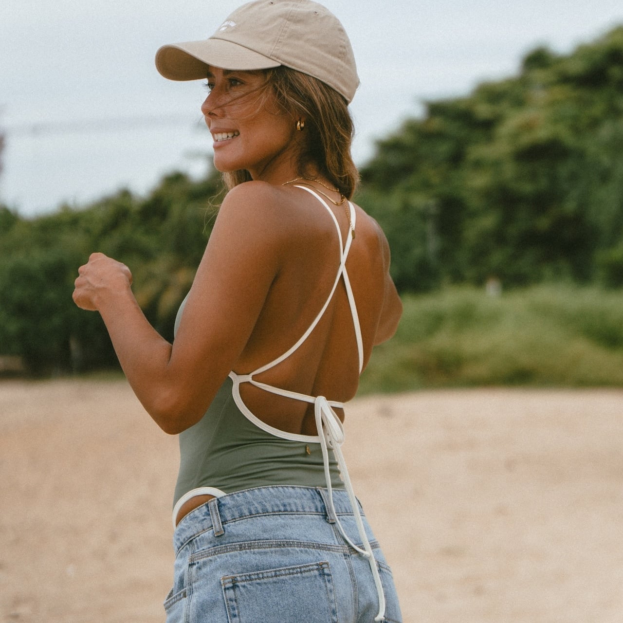 Sereia One-piece ｜Matcha Green | Morena Swimwear