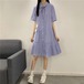 ✞ ストライプシャツブラウスプリーツスカート ロング♥カワイイ♥ スウィート ✞ゴスロリ SM ミリ 甘ロリ クラロリ 和ロリ エレガント 黒ロリ 姫ロリ 華ロリ BB-BB0577932