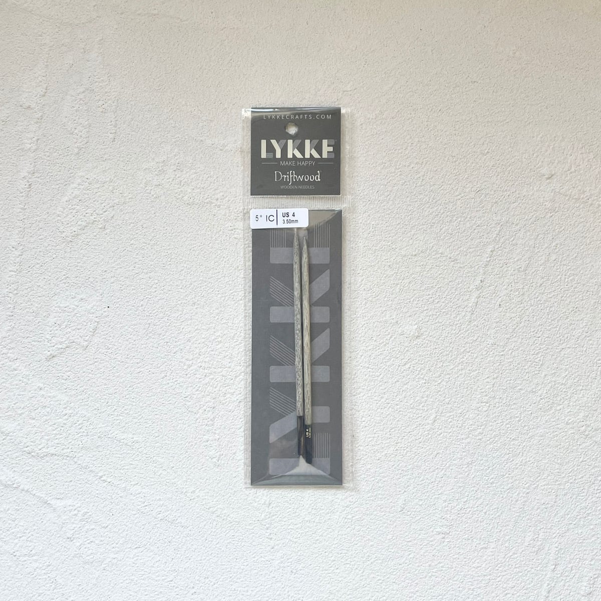 LYKKE 付け替え式輪針 Driftwood 針【5インチ】 (3.25〜3.75mm