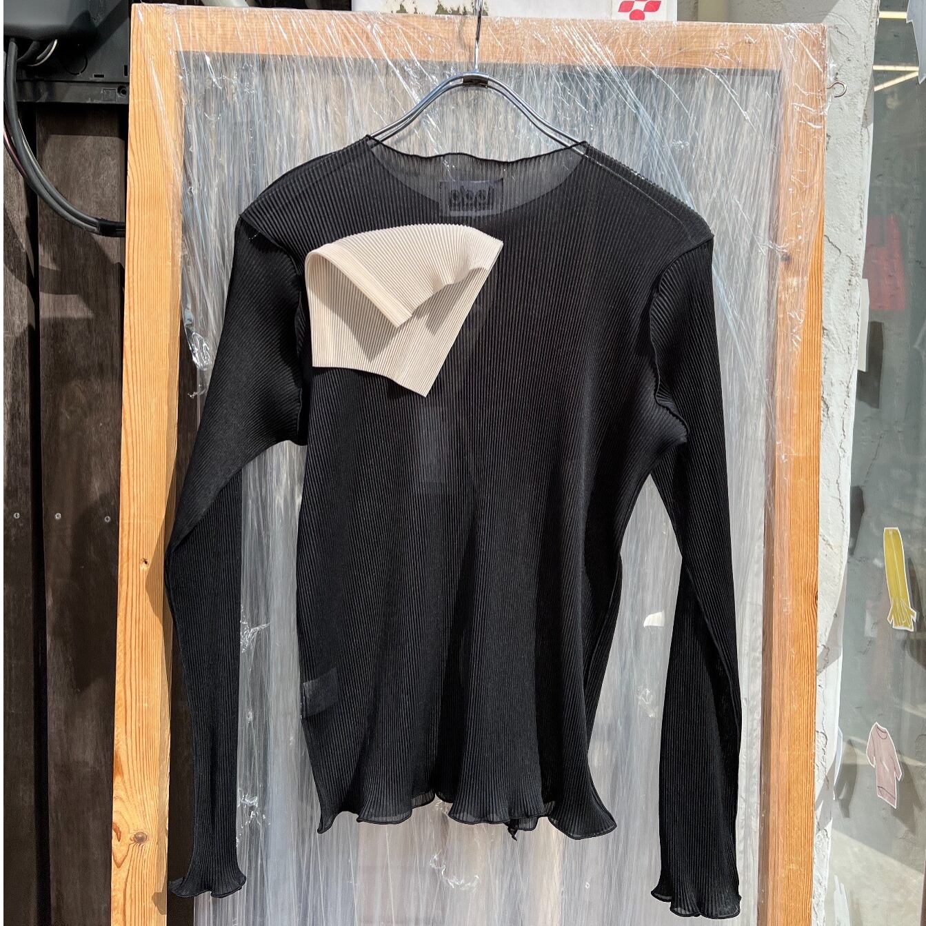 カーディガン kotohayokozawa CARDIGAN TD22S-CR kotohayokozawa CARDIGAN(BLACK) TD22S-CR | IAAAM ONLINE STORE