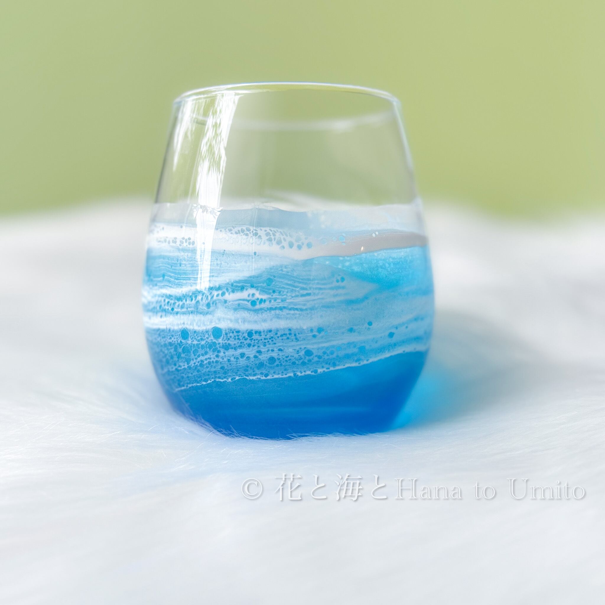 レジンアート　オーシャングラス　グラスセット　海アート fb5d58bfb51e6d608a57d4036d4db6