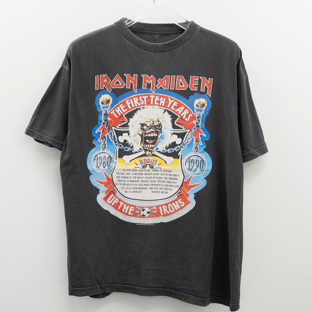 Iron Maden " Up The Irons " Cut Tag Fits L-XL【E6-93】
