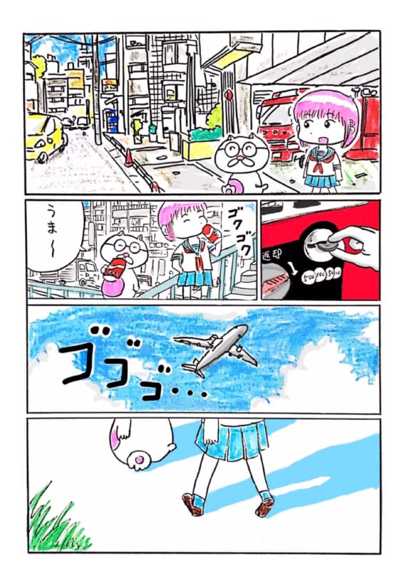 風見2 / ポストカード「影も夏色」 | 新宿眼科画廊ショップページ