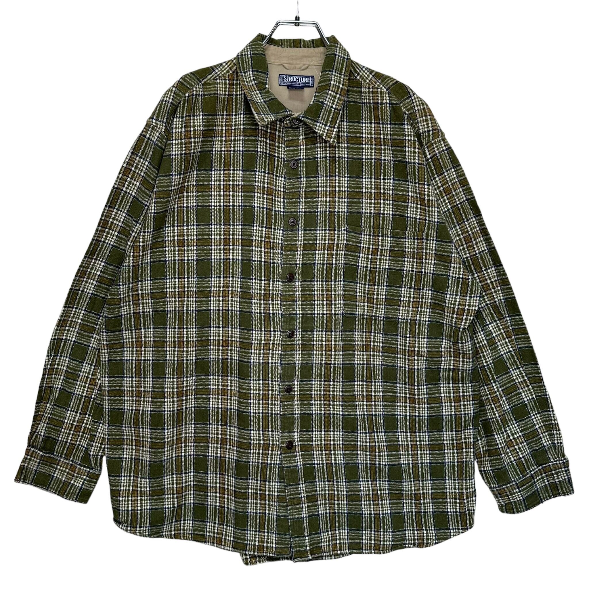 L マーガレットハウエル コットン チェックネルシャツ TINY GINGHAM