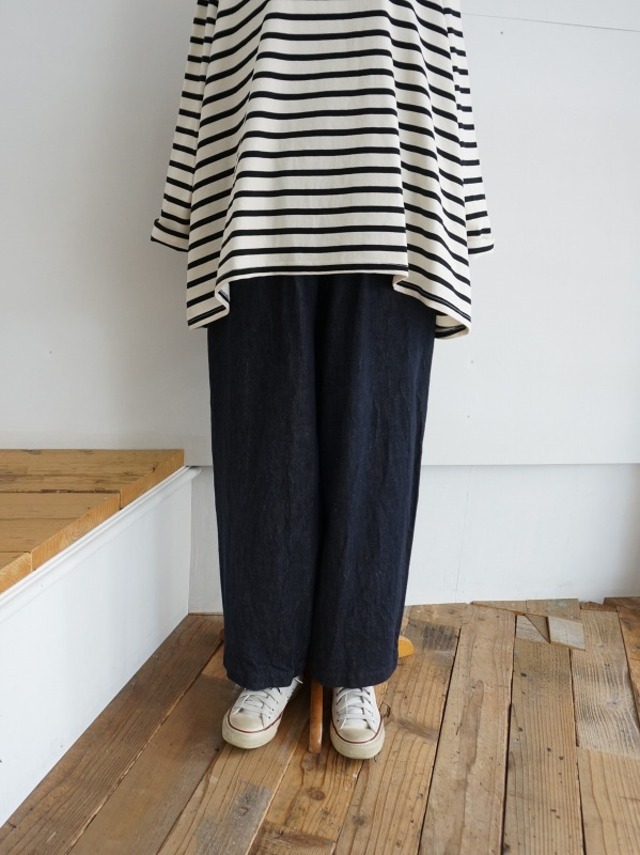 RINEN リネン　10オンスノットインディゴデニム リラックスパンツ・サイズ フリー