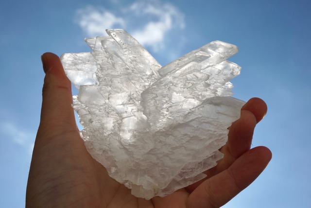 フィッシュテールセレナイト(ジプサム)  Fishtale Selenite (Gypsum) 980