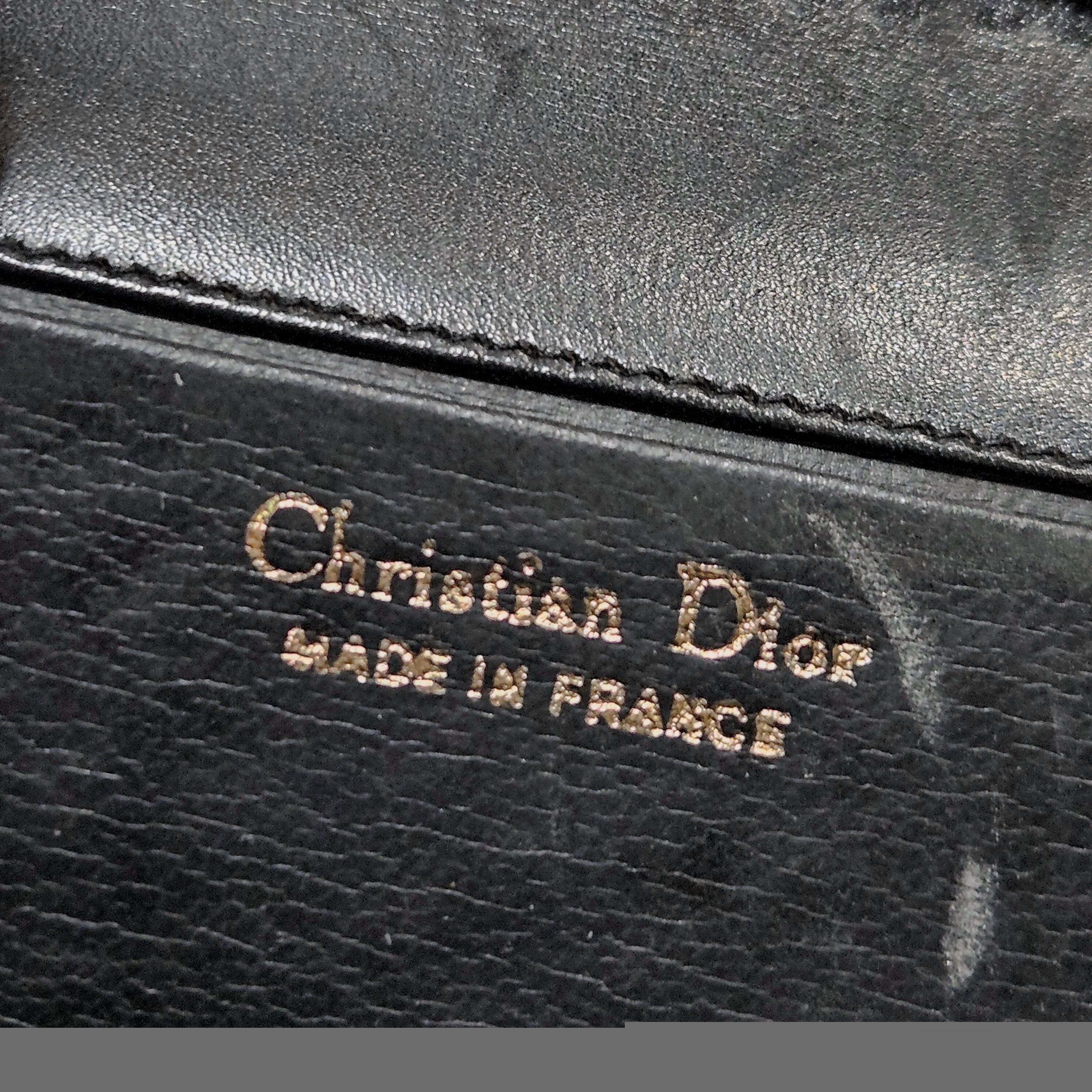 Christian Dior ショルダーバッグ ロゴパターン Christian Dior LOGO DESIGN CHAIN LEATHER SHOULDER BAG/クリスチャン