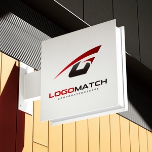 力強く前進するGのロゴ