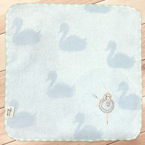 タオルハンカチ　ピルエット　白鳥の湖